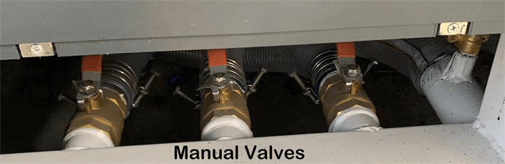 manual valves of cnc router