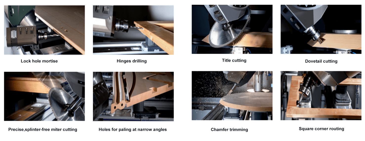 5 axis cnc router with PTP