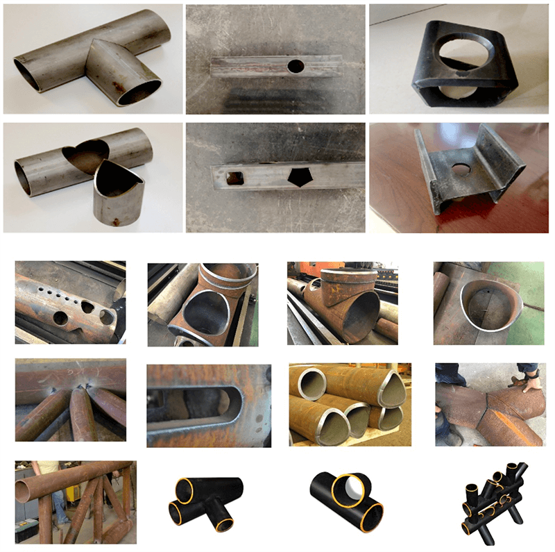 metal tube cutting samples 