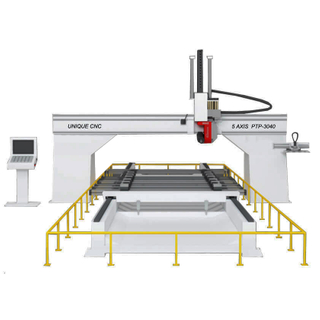 5 axis cnc router with ptp 