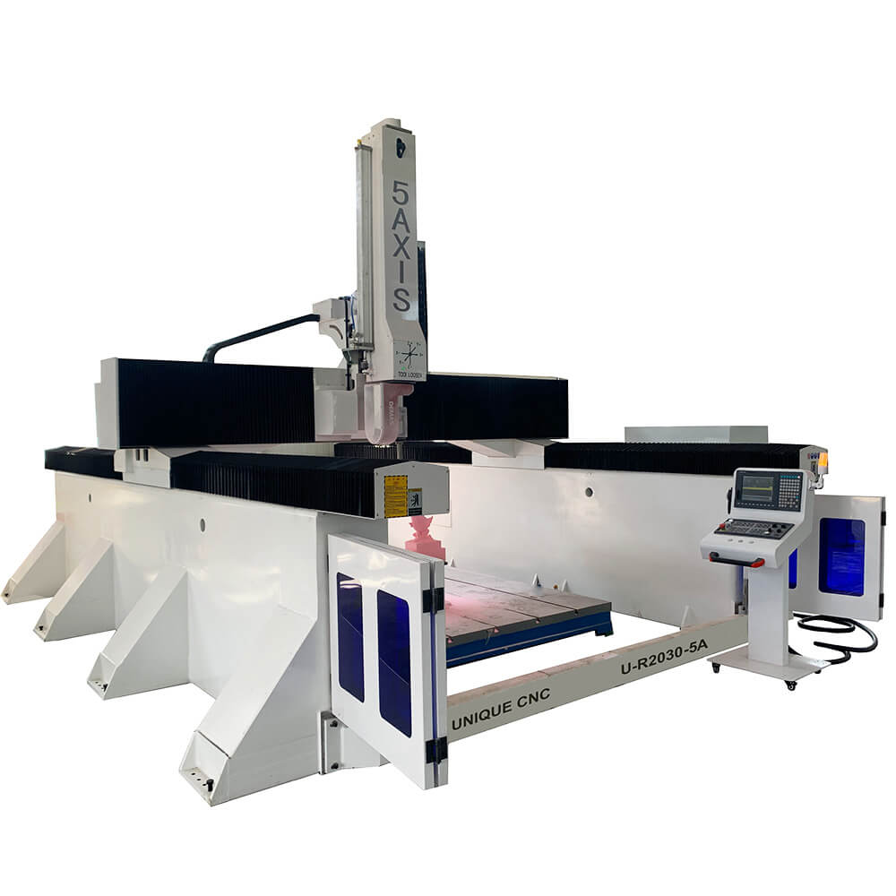 High Precision 5 Axis CNC Routing Machine For Fiberglass Carbon Fiber And Composites