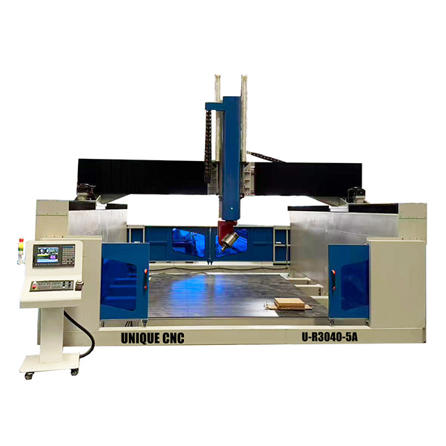 Five Axis CNC Router Machine For Sanitaryware Bathtub & Plaster Wood Master Mould