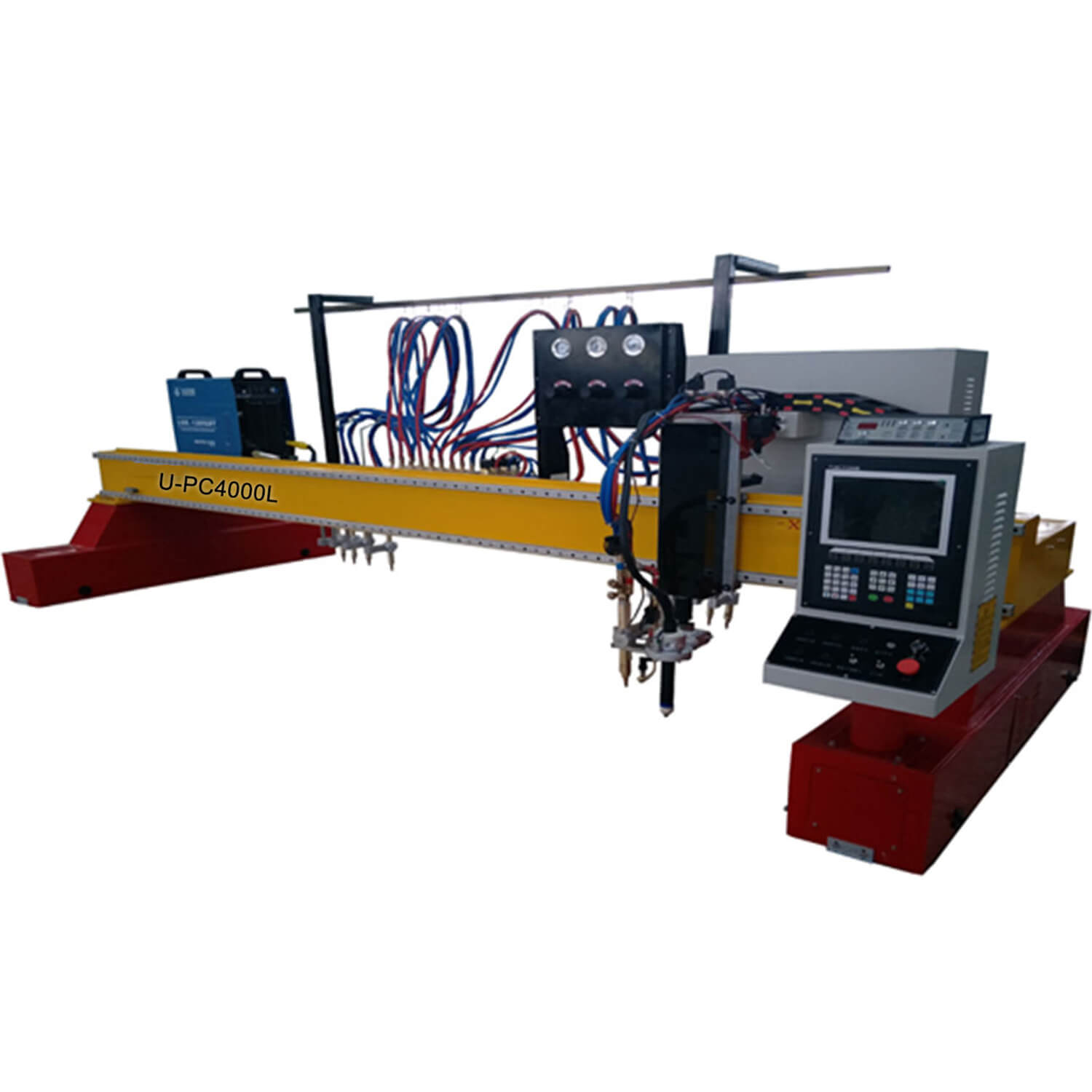 Industrial Cnc Plasma Cutter With Multi Oxy-Fuel Torches & Plasma Torch For Mass Fabrication 