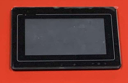 fiber laser control panel